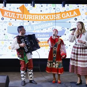 Kultuuririkkuse gala Eesti ja teiste rahvuste kogukonnadega Viru Keskuses.