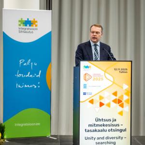 OSCE rahvusvähemuste ülemvolinik Christophe Kamp. Foto: Erlend Štaub