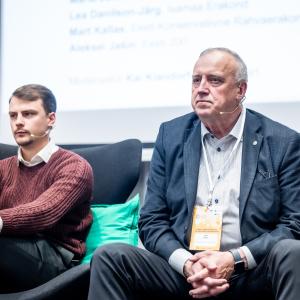 Aleksei Jašin (Eesti 200) ja Mart Kallas (EKRE). Foto: Erlend Štaub