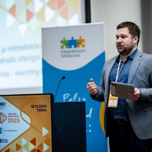 Arutelu moderaator Vladislav Lušin. Foto: Erlend Štaub