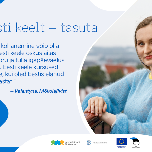 Integratsiooni Sihtasutus kutsub kõiki ajutise kaitse saajaid tasuta eesti keelt õppima  